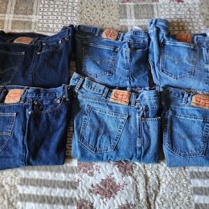 Levi's Blue Bootcut Jeans Classic Style